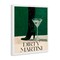 Stupell Industries Dirty Martini Stylish Heel Canvas, design by Lettered and Lined